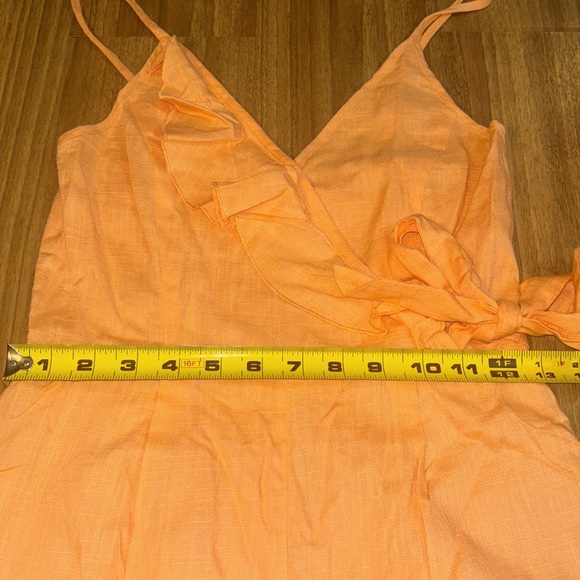 NWOT Pink Lily orange romper - Picture 7 of 8